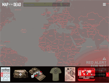 Tablet Screenshot of mapofthedead.com
